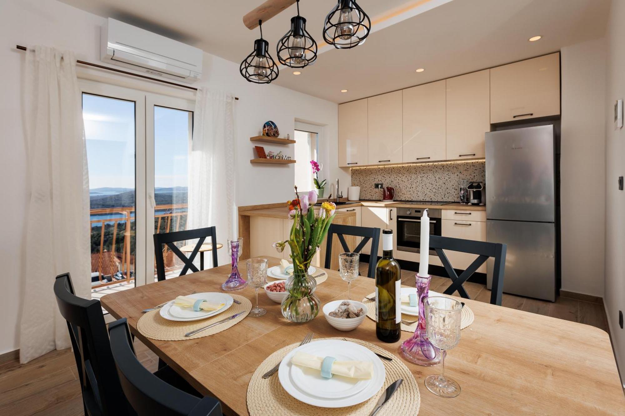 Summer Breeze Apartment - Quiet Place With A Spectacular View And A Garden Šibenik Екстериор снимка